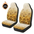 thumbnail image 3 of Uorisanigo Automotive Seat Cover, Easy to Install Sunflower Print Front Drive Seat Cover, Flurry Universal Car Accessories for Auto Trucks Van SUV, 3 of 7