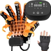 Rehabilitation Robot Glove for Stroke, Fingers Strength Training Device for Hemiplegia, Hand Glove Equipment Hand Function Rehabilitation, Strength Adjustable