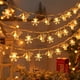 thumbnail image 1 of Luces navideñas, cadena de luces LED con forma de reno y copo de nieve, funciona con pilas, para decoración navideña, luces nocturnas de Navidad para dormitorio, patio, habitación, jardín, fiesta,, 1 of 5