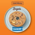 thumbnail image 3 of Thomas' Blueberry Bagels, 6 count, 10g Protein, Kosher Bagels, 20 oz Bag, 3 of 8