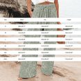 thumbnail image 3 of Women's Print Wide Leg Pants High Waisted Casual Trousers, 3 of 5