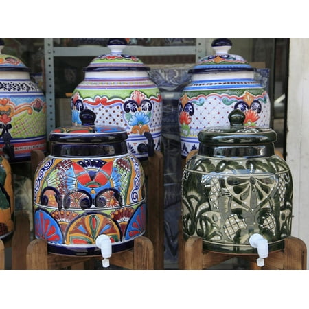 Talavera Pumpkin Talavera Pottery, Puebla, Historic Center, Puebla State, Mexico, North America Print Wall Art By Wendy Connett ()