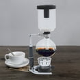 thumbnail image 3 of Coffee Syphon Glass & Steel Vacuum Coffee Maker  Stainless Steel Base (3 CUP), 3 of 12