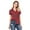 Red, variant on INSPIRE CHIC Women's Plaid Shirts Point Collar Button Down Blouses M Red