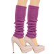 thumbnail image 1 of Calentadores de piernas de estilo japonés para mujer, de lana tejida, largos, sueltos, altos, acrílicos, 1 of 2