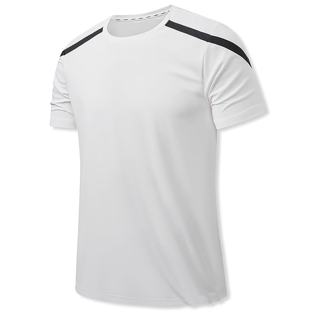 QIPOPIQ Chandail de Dessous pour Homme Coupe Ajustée Extensible Col Ras du Cou T-Shirt Liquidation