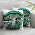 thumbnail image 3 of GOSMITH  Botanical Forest Mushroom Soft Throw Pillow Cover, Colorful Toadstool Mushroom Decorative Pillowcase, Cottagecore Mushroom Farmhouse Decor Decorations for Sofa Living Room, 3 of 5