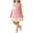 Pink, variant on Makaor Birthday Party Dresses for Girls Ruffle Bow Tank Dress Sleeveless Wedding Guest Dresses Knee Length Formal Dresses