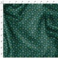 thumbnail image 4 of Soimoi Green Poly Georgette Fabric Snow Flakes Floral Print Sewing Fabric Yard 42 Inch Wide, 4 of 5