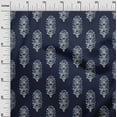 thumbnail image 2 of oneOone Cotton Poplin Fabric Leaves & Floral Block Decor Fabric Printed BTY 42 Inch Wide, 2 of 4
