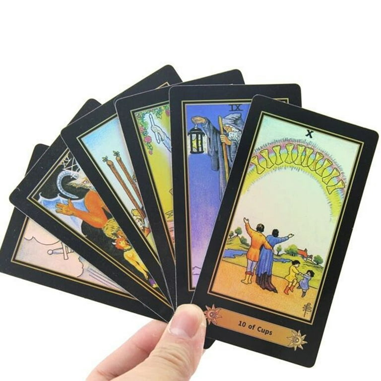 sishui Tarot Cards Deck with Guidebook- Traditional Standard Tarot Decks,  Tarot Cards with Meaning on it, Pink Tarot Cards for Beginners(4.75 x