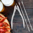 thumbnail image 4 of Seafood CrackersTools, Stainless Steel Lobster Shell Cracker, Sturdy For Seafood Lobsters Crab Shells Shell Fish, 4 of 8