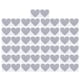 thumbnail image 1 of 50PCS Party Heart-Shaped Stickers Fun DIY Scratch Coating For Weddings And Business Elegant, 1 of 4