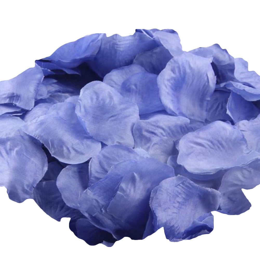 100 Silver Color Silk Rose Petals Weddings Party's Decoration Confetti Favors 