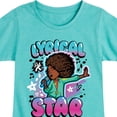 thumbnail image 3 of Karma's World - Lyrical Star Graffiti Style - Toddler & Youth Girls Short Sleeve Graphic T-Shirt, 3 of 5