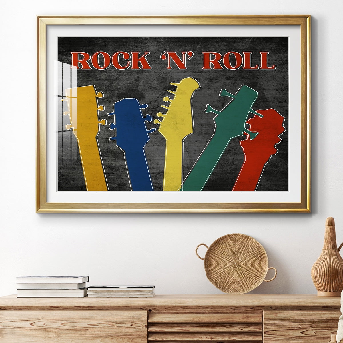 Rock and Roll Premium Framed Print - Ready to Hang