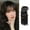 Coffee, variant on Water Wavy Wool Curl Long Curl Hair Cover Supplement Top Hair Patch for Effortless Style and Volume