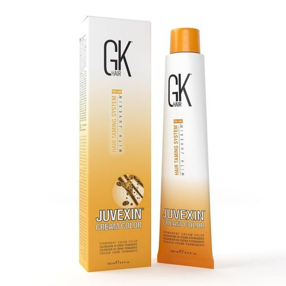 GK HAIR Crème Colorante Semi-Permanente à la Kératine avec 87+ Teintes (3.4 Fl Oz/100ml) Couleurs Nourrissantes et Nettoyantes pour Coiffure Haute Performance Longue Durée Toner Naturel Tubes de Teinture - Unisexe
