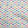 thumbnail image 1 of oneOone Cotton Jersey Pink Fabric Asian Retro Crown Craft Projects Decor Fabric Printed By The Yard 58 Inch Wide, 1 of 4