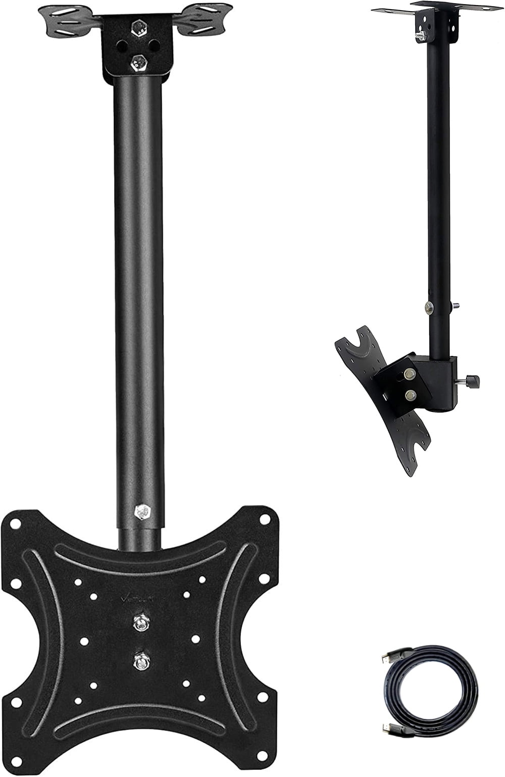 Ceiling TV Mount,TV Ceiling Mount Adjustable Bracket Fits Most LED, LCD, OLED and Plasma Flat
