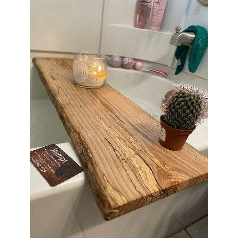 Rustic wooden bath Tray - Spa