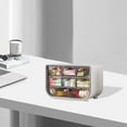 thumbnail image 3 of Desktop Organizer With 7 Mini Drawers School Teacher Toolbox Supplies Storage Small Items Organizer For Short Lipstick/Jewelry/Hairpin/Stickers/Paper Clips for Blankets Shallow Storage Tidy & Co, 3 of 4