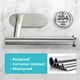 thumbnail image 5 of Toilet Paper Holder,Brushed Nickel,Wall Mount, Upgraded Adhesive Toilet Roll Holder,no Drilling,Bathroom Washroom, 5 of 5