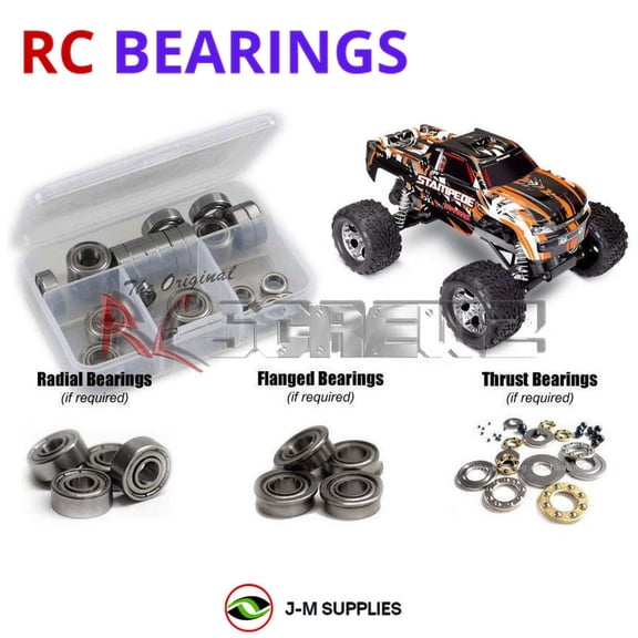 RCScrewZ Metal Shielded Bearing Kit tra118b for Traxxas Stampede 2WD USB-C MT (#36054-8) | PRO