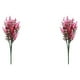 thumbnail image 4 of Monstrate 2 unids/set planta artificial ecológica para decoración del hogar sostenible apariencia realista rosa rosa 2Conjunto, 4 of 6