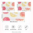 thumbnail image 2 of Yayeee Pillowcase Standard Size Set of 2 Satin Wrinkle Resistant Pillow Case, White Grapefruit Slices, 2 of 7
