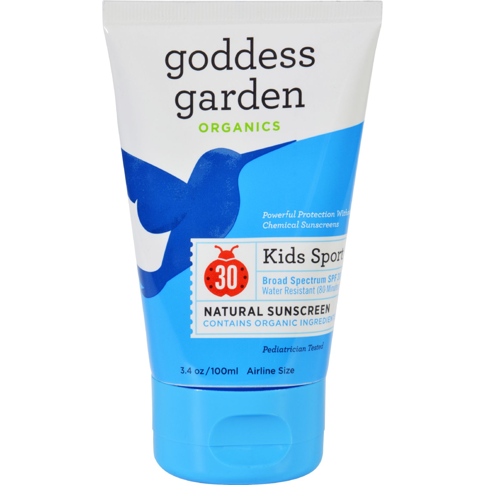 Goddess Garden Sunscreen Natural Kids Sport SPF 30 3.4 oz