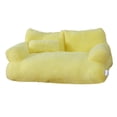 thumbnail image 2 of Cat Sofa Couch Comfortable Pet Bed Kennel Removable Cover Durable Nonskid Bottom Yellow, 2 of 9