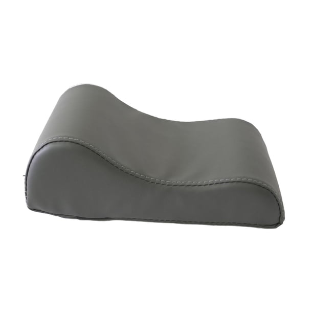 Almohada de soporte para cabeza y cuello con reformer de Pilates para entrenamiento de alineación cervical gris oscuro