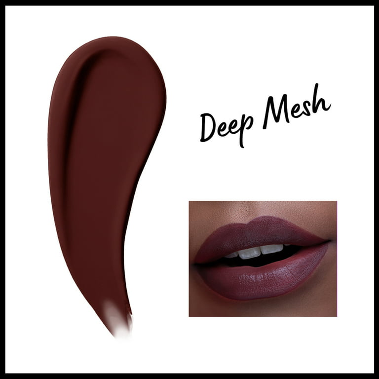 NYX Professional Makeup Lip Lingerie XXL Smooth Matte Liquid Lipstick, 16hr  Longwear, Deep Mesh, 0.13 fl. oz.