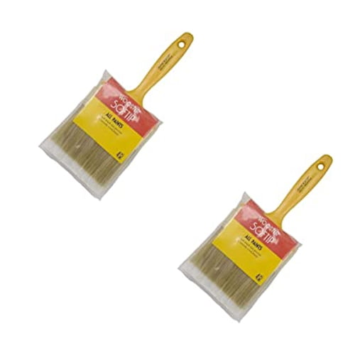 Wooster Genuine 4" Softip Paintbrush 2-Pack, Q3108-4-2PK