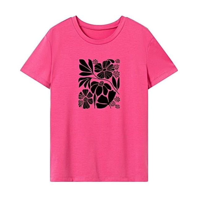 Camiseta De Mujer Ropa Elegante Top De Manga Corta Para Deportes En La Calle Vacaciones S