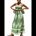 thumbnail image 3 of Vestidos de Verano para Mujer 2025, Vestido Veraniego Floral con Tirantes Finos, Vestido Bohemio para Vacaciones en la Playa Verde L, 3 of 9
