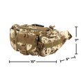 thumbnail image 5 of Hip Fishing Tackle Bag, Fanny Pack, Tan Digital Camo, 5 of 7