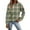 Green, variant on Christmas Plaid Printed Sweatshirts for Women Trendy Round Neck Long Sleeve Drop Shoulder Pullover Tops Ladies Casual Work Stylish Outfits Xmas Holiday Clothes Red XL