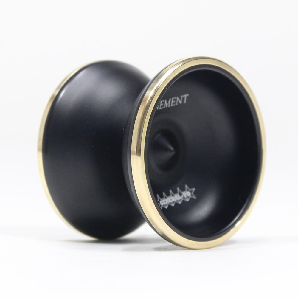 GENERAL-YO Atonement Yo-Yo - Brass Ring YoYo (Black)