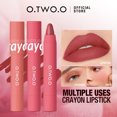 thumbnail image 2 of O.TWO.O 1/3Pcs Matte Velvet Lipstick Pen High Pigment Soft Moist Tinted Red Lipstick Color Rendering Lasting Makeup Waterproof, 2 of 5