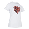 thumbnail image 3 of NFL Playera Aficionado Básica Chicago Bears Blanco para Mujer, Talla Extra Grande, 3 of 5