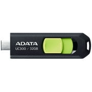 ADATA 32GB UC300 Type-C USB 3.2 Gen1 Flash Drive, Speed Up to 100MB/s (ACHO-UC300-32G-RBK/GN)