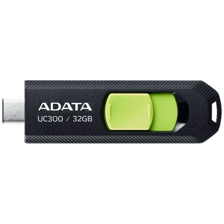 Image of ADATA 32GB UC300 Type-C USB 3.2 Gen1 Flash Drive Speed Up to 100MB/s (ACHO-UC300-32G-RBK/GN)