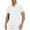 White, variant on LSLJS Mens Scrub Top Stretch V-Neck Nursing Uniform Top, Soft Workwear Scrub Solid Top with 3 Pockets, S-2XL