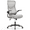 Gray, variant on Office Chair, High Back Mesh Computer Chair with Flip-up Armrests Lumbar Support and Adjustable Headrest for Home Office, Black
