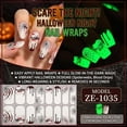 thumbnail image 2 of Halloween Nail Stickers, Glow in the Dark DIY Nail Art for Party Decorations, 2 of 5