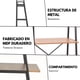 thumbnail image 4 of Escritorio para computadora FRATELLO MUEBLES Estante organizador Estilo industrial Color nogal, 4 of 8