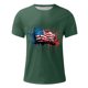 thumbnail image 3 of Camisetas de Manga Larga para Hombres Imprimir Casual Cuello Redondo Camiseta de Manga Corta, Camisetas de Manga Larga para Hombres Algodón, 3 of 4