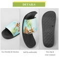 thumbnail image 7 of GZHJMY Stylish Slides for Women Men, Beach with Sand and Palm Decoration Soft Flexible Slip-on Sandals Slippers, 7 of 7